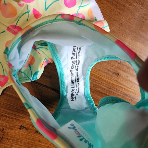 Shelloha - Toddler Girl Cherry Print 2Pc Swimsuit. Size 18 Months NWOT - Picture 9 of 11